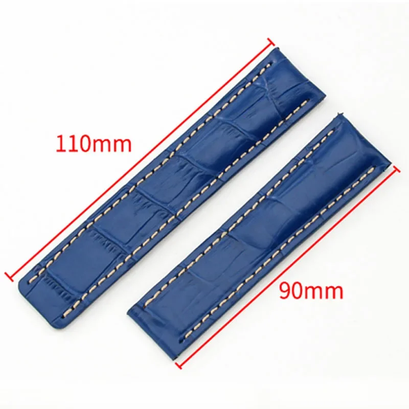 Ремешок кожаный для наручных часов водонепроницаемый спортивный браслет из