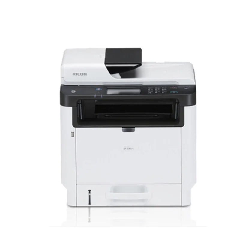 Hot selling Ricoh SP330SFN black and white laser A4 printing and copying multi-function scanning and fax all-in-one machine