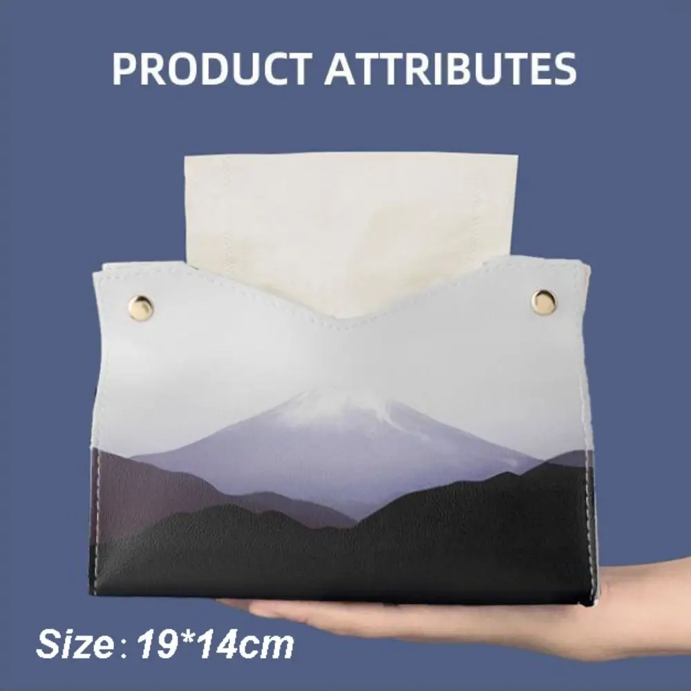 Износостойкий бумажный держатель для салфеток из искусственной кожи высокого