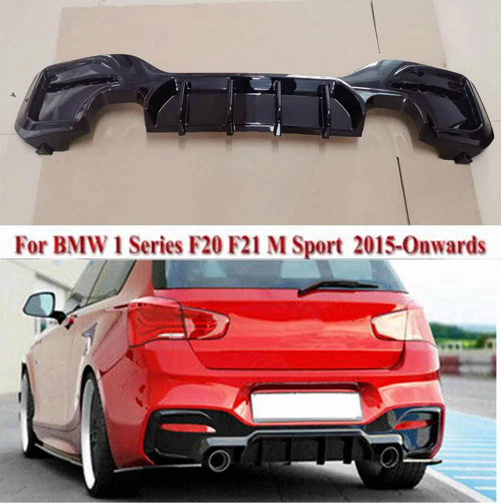

New Car Rear Bumper Lip Diffuser Spoiler Rear Splitters Guard Rear Chassis Deflector For BMW F20 F21 M sport 2015-2019
