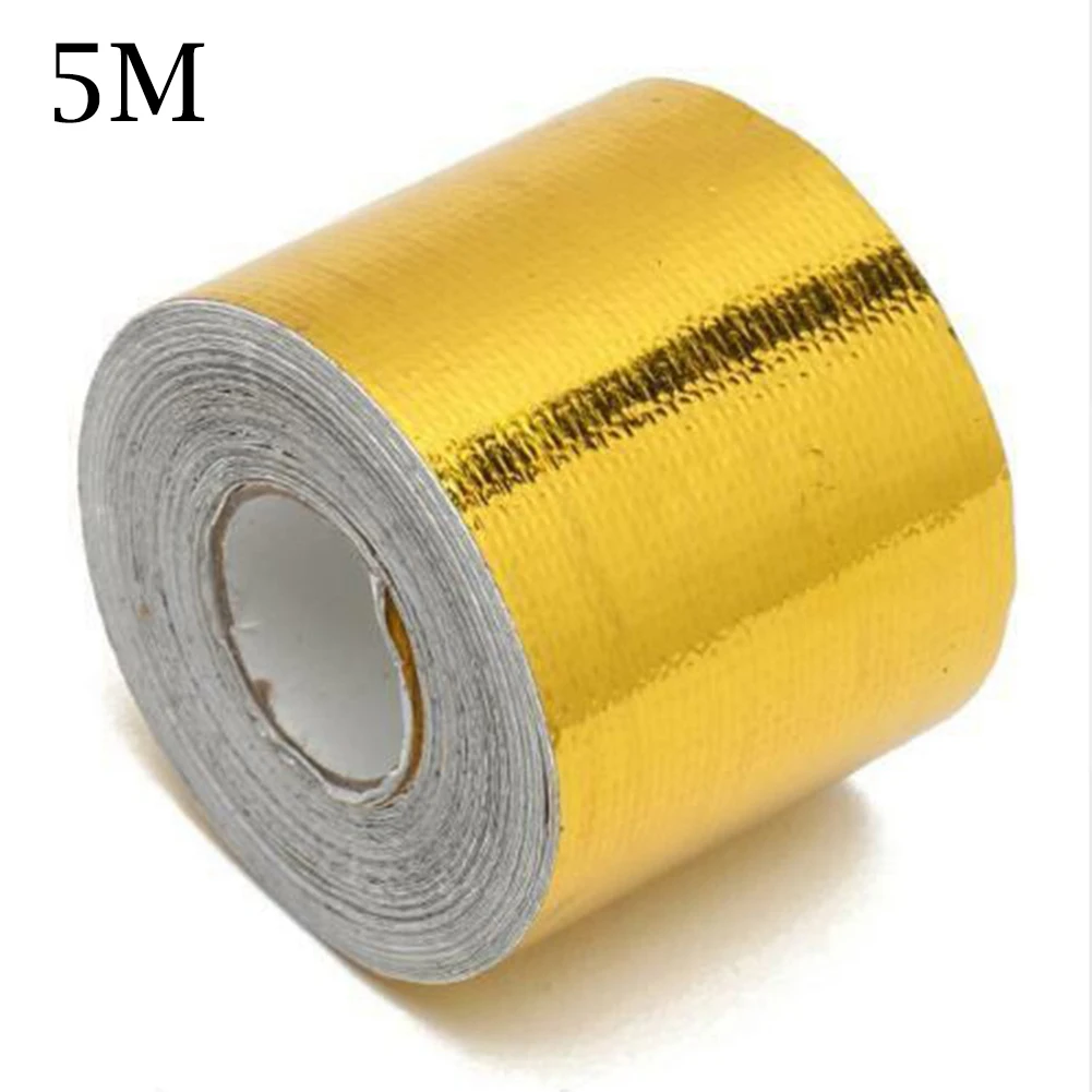 

Aluminum Foil Thermal Barrier Tape Heat Reflective Adhesive Heat Shielding High Temperature Bandage Engine Care Tape