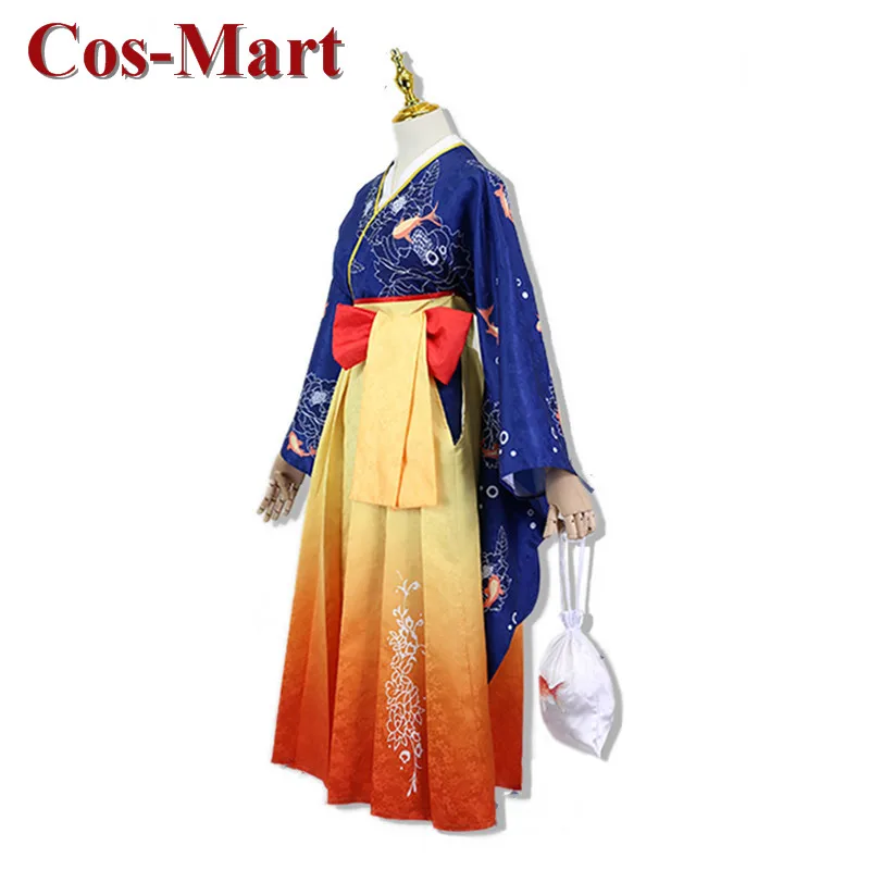 Cos-Mart аниме VTuber Hololive EN Watson Amelia косплей костюм милое кимоно униформа активная