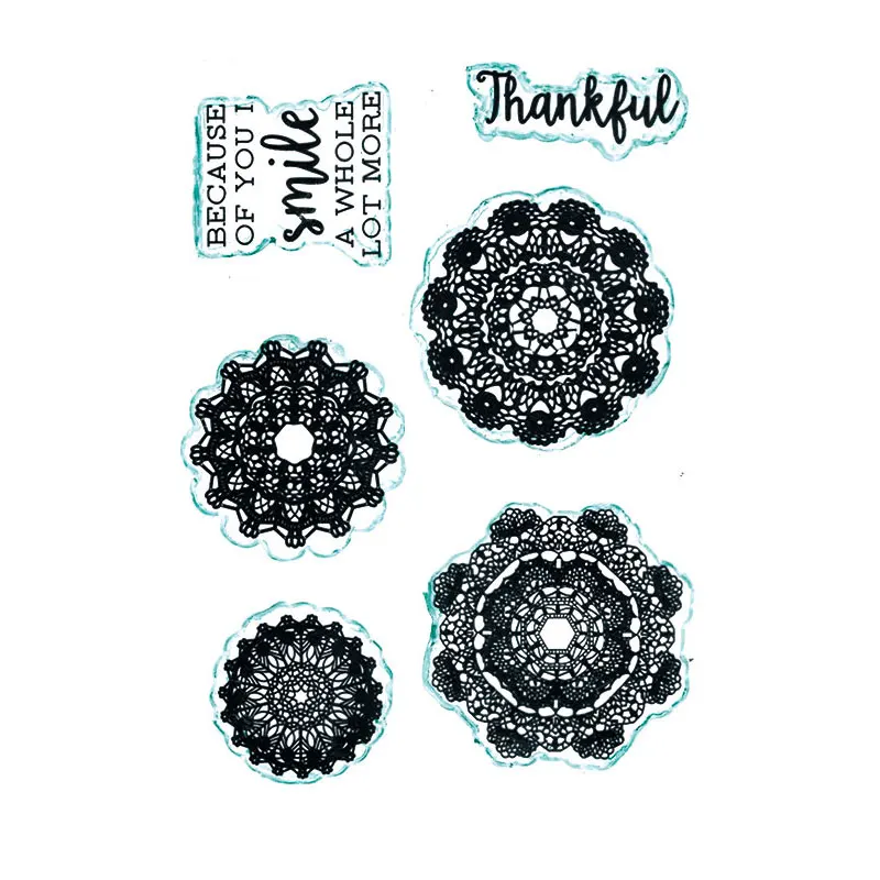 

Clear Stamp Table Mat And Window Pattern Scrapbooking Material DIY Photo Cards Account Rubber Stamp Transparent Stamp Sellos