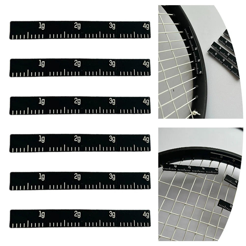 6 шт. теннисная ракетка грузовая лента силиконовая оптимизация веса качелей 4 г со