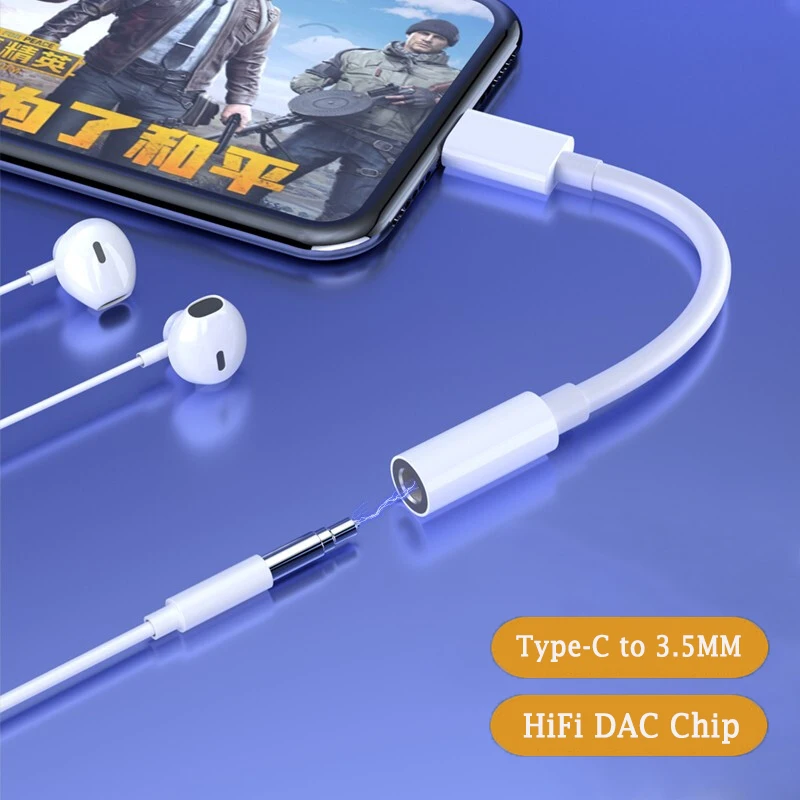 Тип C 3,5 мм адаптер Jack USB в аудиоразъем 3,5 мм для Samsung S22 Plus S21fe S20fe Z Fold 3 Tab S8 S7 Xiaomi 11T On.