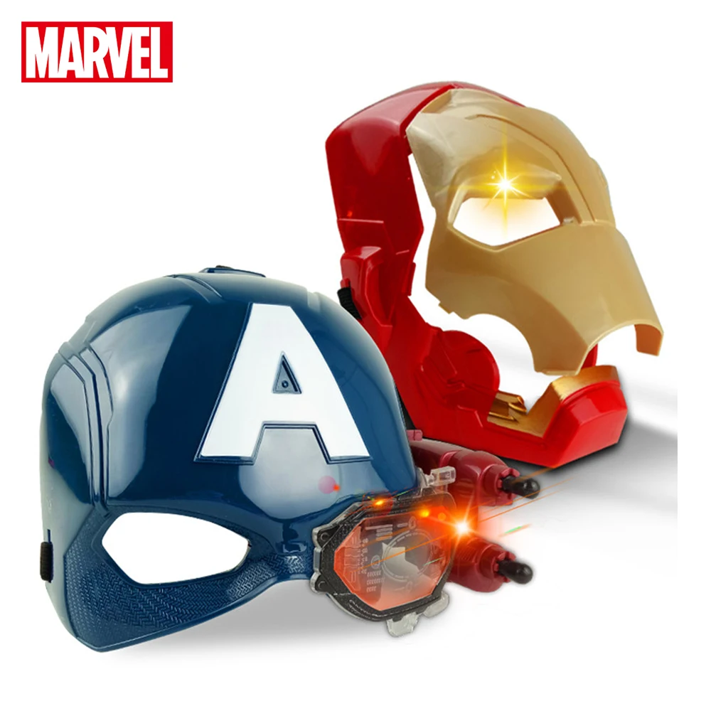 Шлем Железный человек Марвел со светильник вым звуком Мстители 4 Капитан Америка