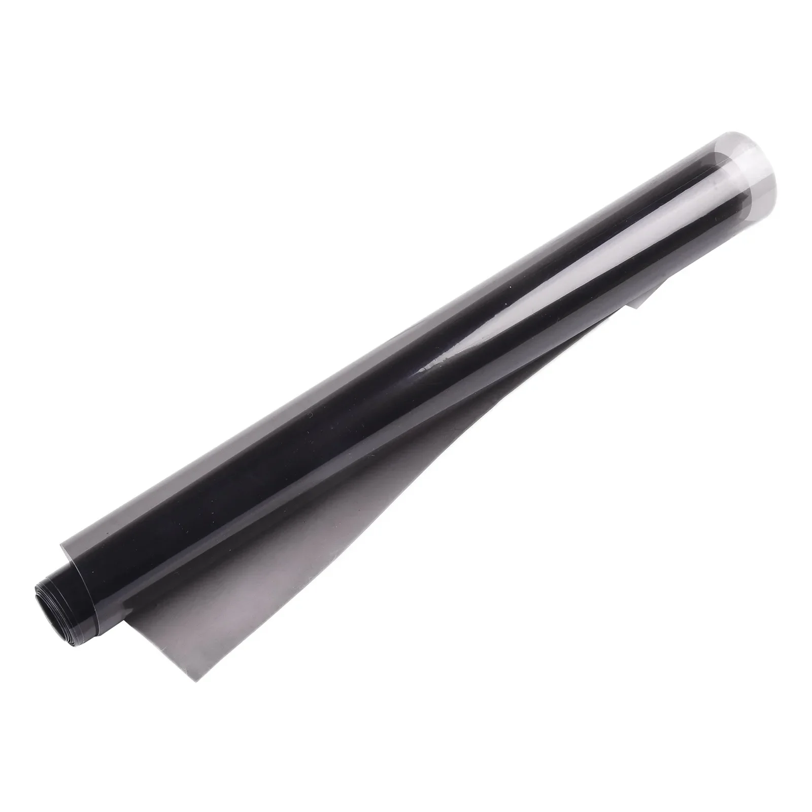 Глянцевая прозрачная светло-черная дымовая пленка из ПВХ оттенок 30x100 см