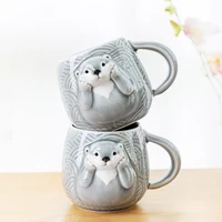 Кружечки с выдрами#2