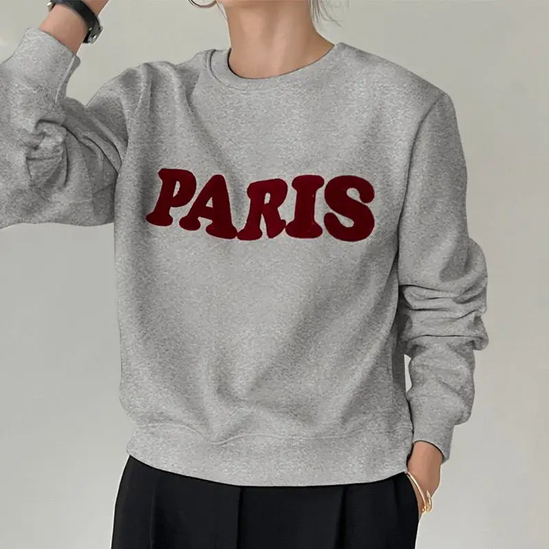 

VONDA 2022 Women Casual Long Sleeve Hoodies Crew Neck Blouse Tops Spring Printed Sweatshirts Women Pullover Damen Femininas