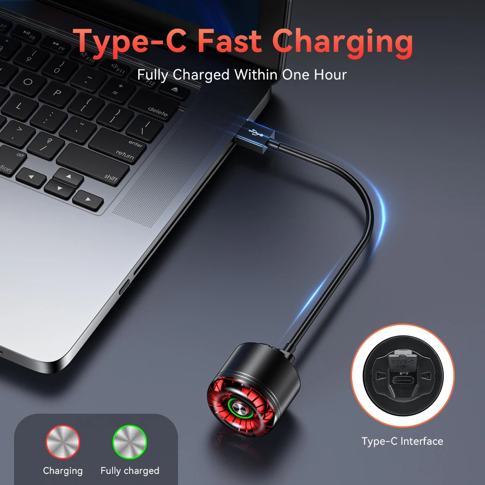 Hollarm Bicycle Smart Brake Tail Light IP65 Waterproof Type-C Charge Headlight Lights Warning Taillight LED Rear Lamp