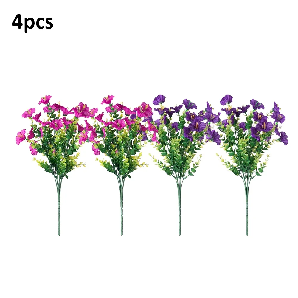 

Искусственные цветы Morning Glory и эвкалипт 4 шт.