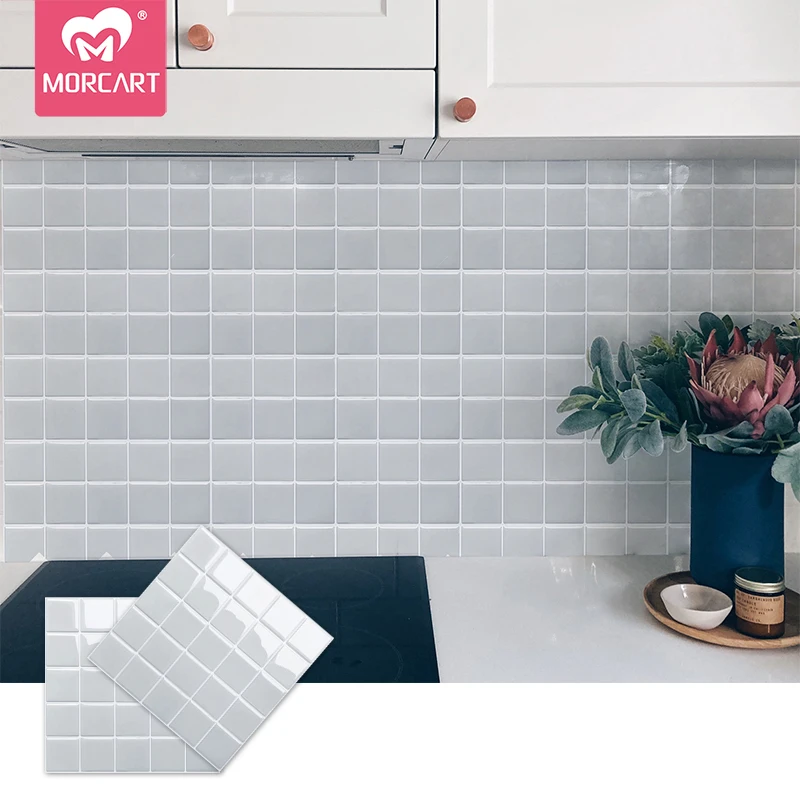 

MORCART 5pcs 3D Crystal Wall Sticker Tile Stickers Stair Stickers Door kitchen bathroom sticker suncatcher wall decal