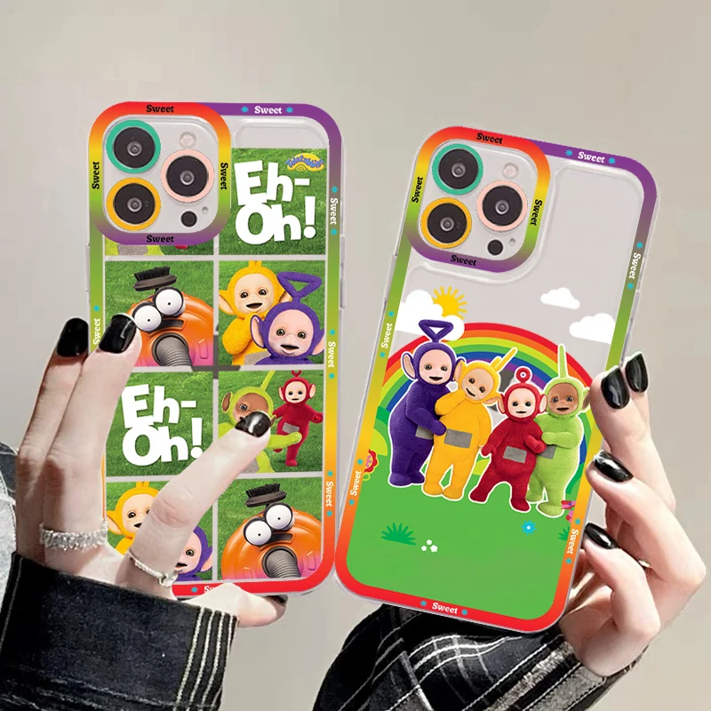 

Cute Teletubbies Phone Case For Redmi 7 8 9 A For Redmi Note 5 7 8 9 10 11 Pro Max 4G 5G Funfas