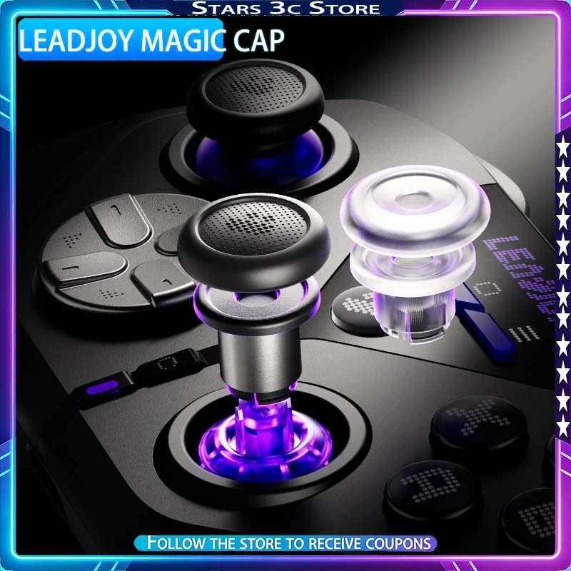 Фото Колпачки LEADJOY Magic Cap для джойстика Saber Plus: противоскользящие, для комфортного управления, аксессуары для игровых контроллеров №1