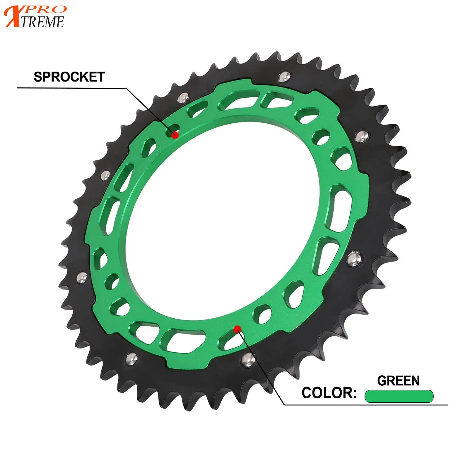 

46T 47T Rear Sprocket Chain For KAWASAKI KX65 2000-2020 KLX125 2010-2014 KLX150L 2014-2020 For SUZUKI RM65 2003-2005