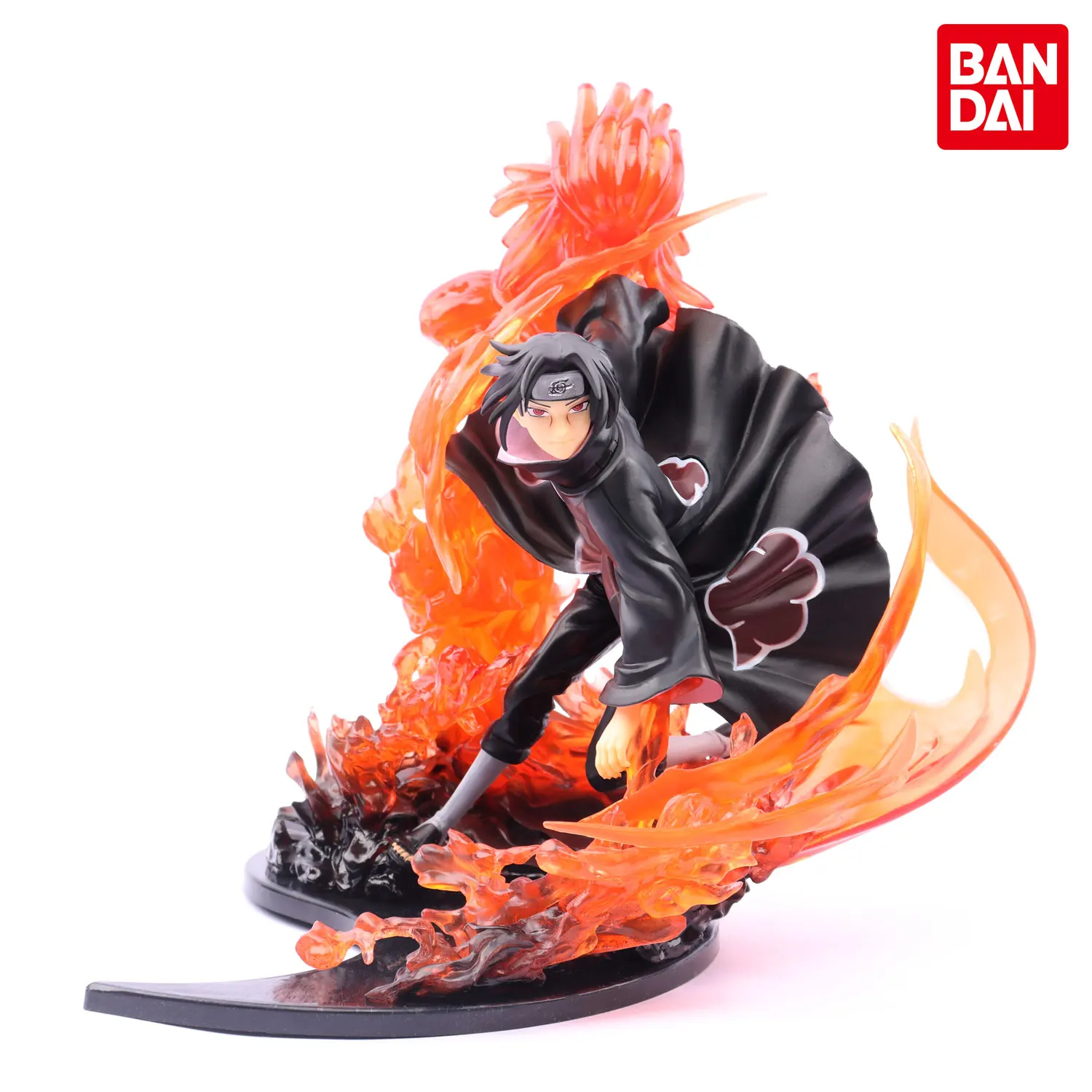 

BANDAI 20CM Genuine Itachi Uchiha Anime Action Figures Chess Statue Collectible Toys Naruto Figurine Model Birthday Present