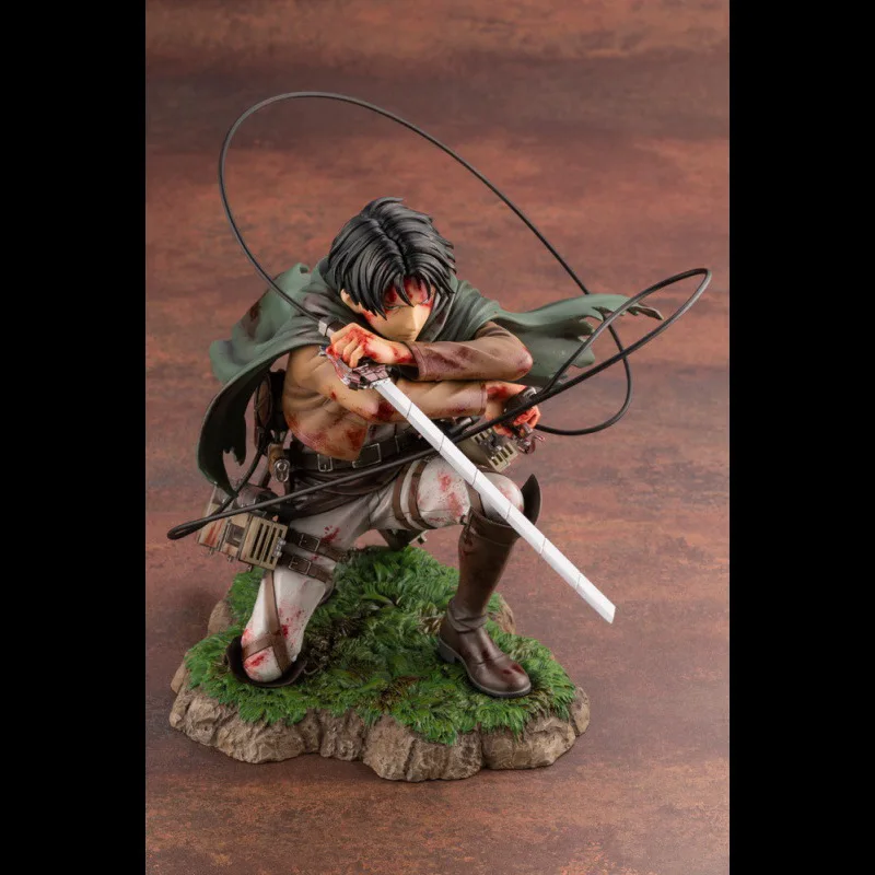 Bandai Attacking Giants Commander Liweier фигурка военного повреждения боевое положение на коленях