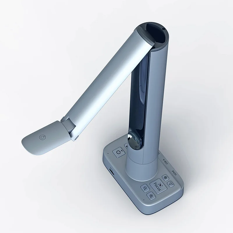 

High Quality Document Presenter Adjustable Shoot Rod In Height & Angle 13MP Camera Visualizer Textbook Presenter