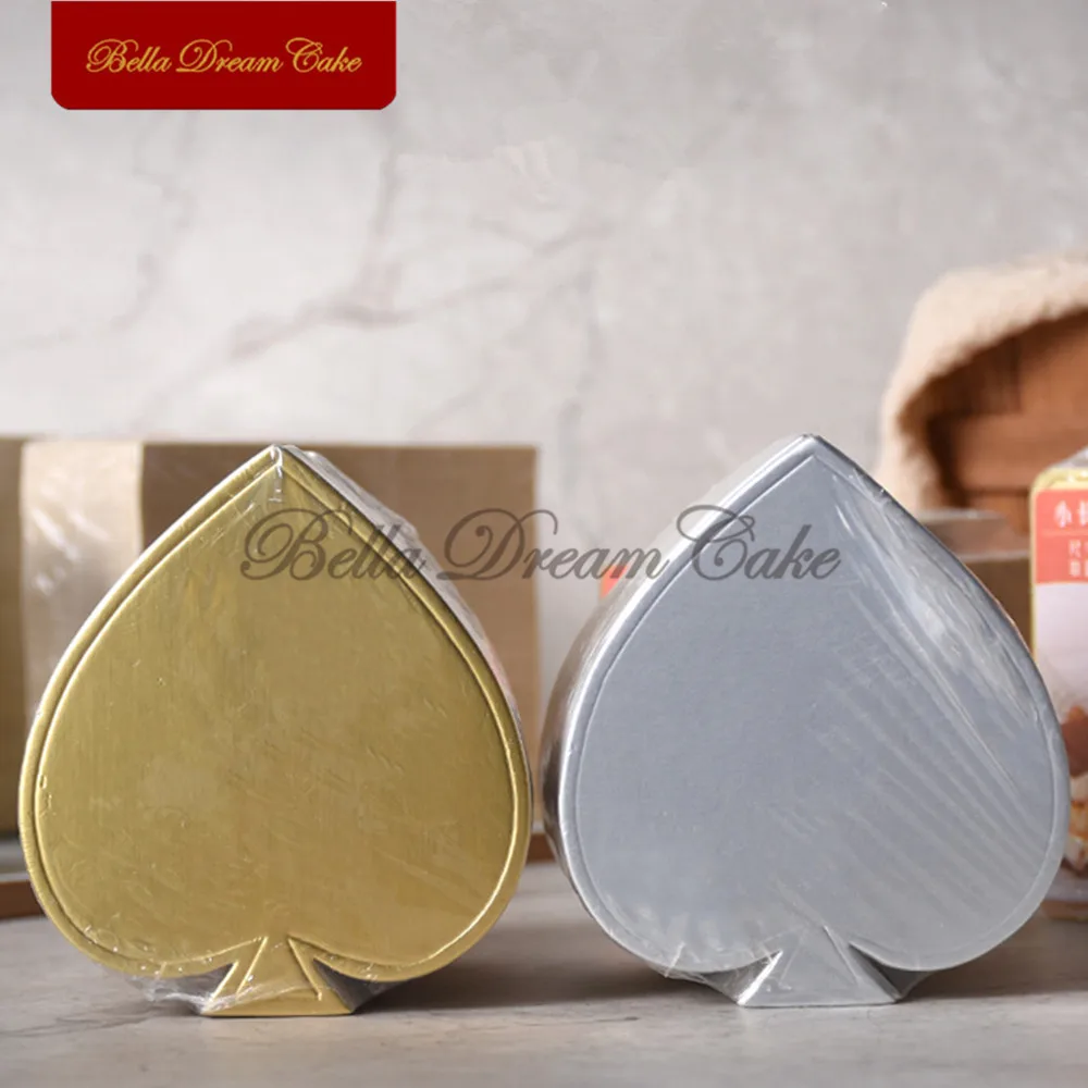 100 шт./набор, картонная подставка для украшения тортов в виде мини-сердца