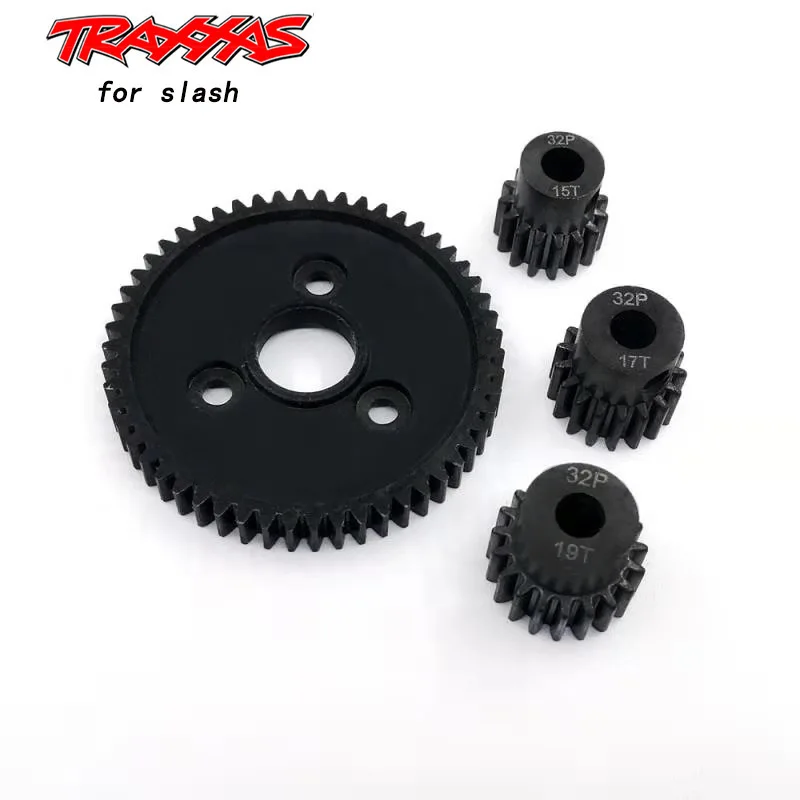 Металлическая редукционная Шестерня 54T и 15T /17T /19T подходит для TRAXXAS SLASH big E short card dead mouse