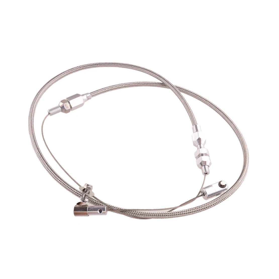 

36" Braided Housing Throttle Cable Silver Fit for Ford Mustang 302 5.0L 1986 1987 1988 1989 1990 1991 1992 1993 LZ-TCB03