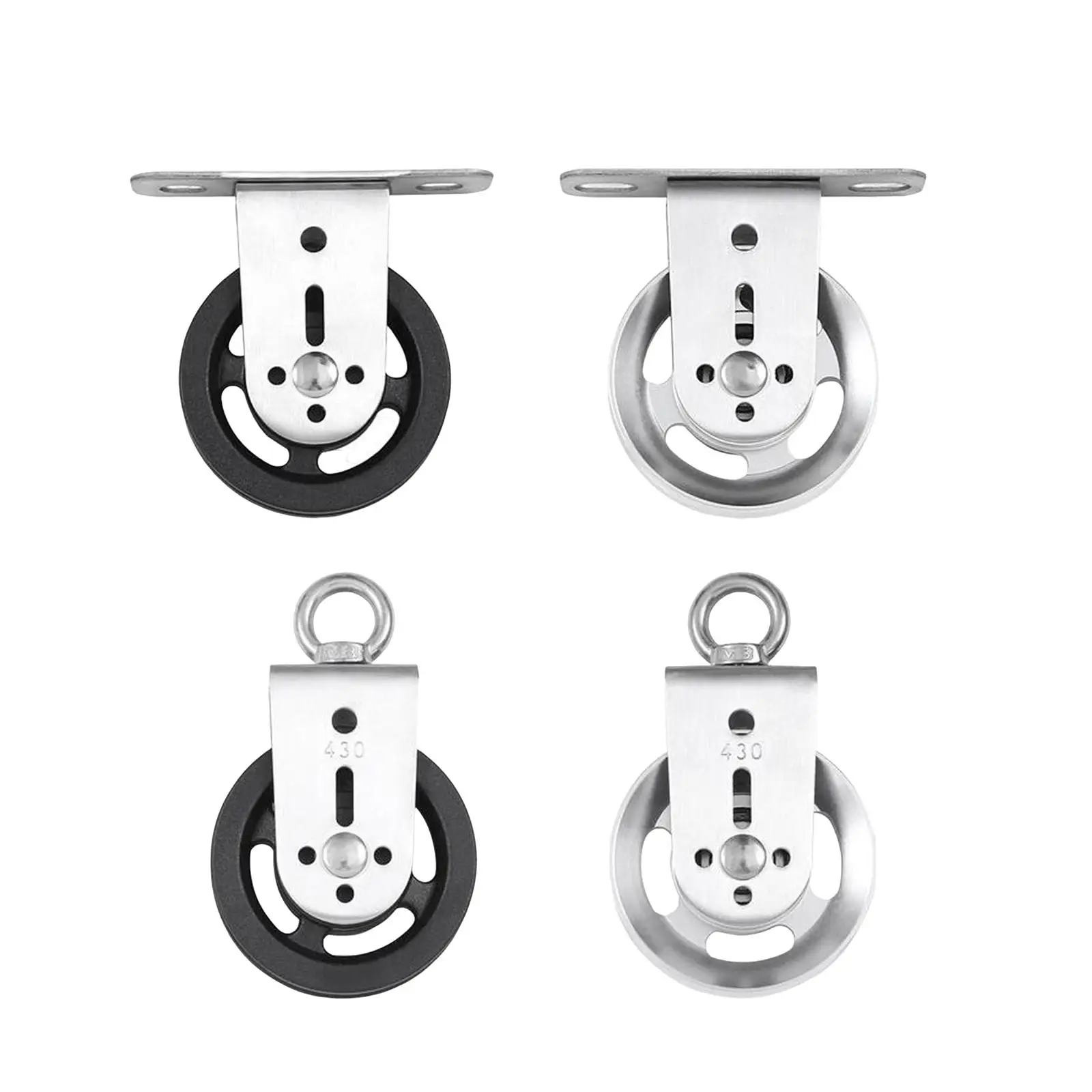 

Pulley Wheel Lightweight Sturdy Mute Pulley Systems Lifting for Home Gym Fitness
