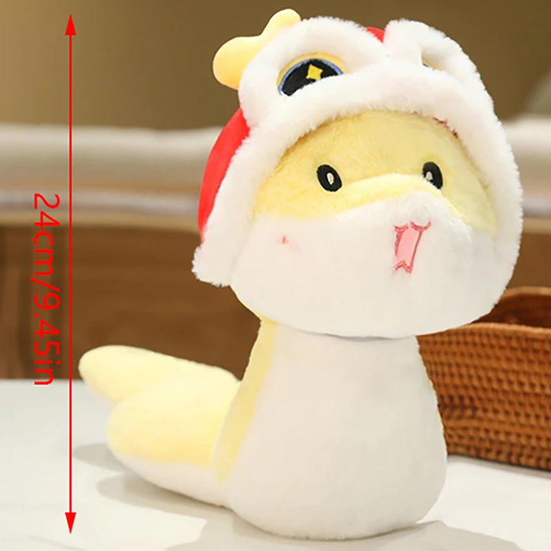 24 см плюшевая игрушка-змея комфортная кукла тряпичная кукла-змея детский подарок