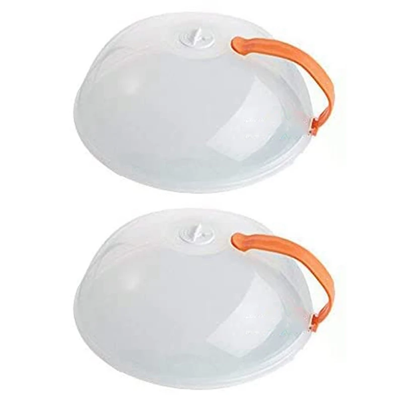 

2X Food Preservation Cover Microwave Special Heating Heating Oil Proof Cover Plastic Seal Round Vacuum Heat Resistance