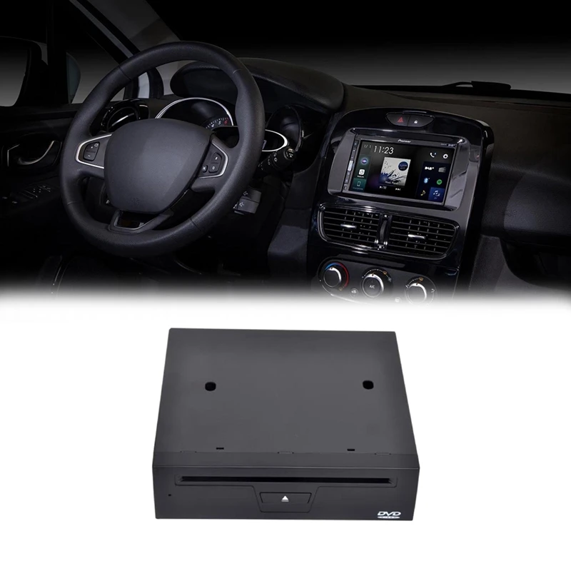 Black AV Input Car SUV External Stereo Radio Dish Box CPRM/CD/DVD Player for Android Interior Parts Car Radio