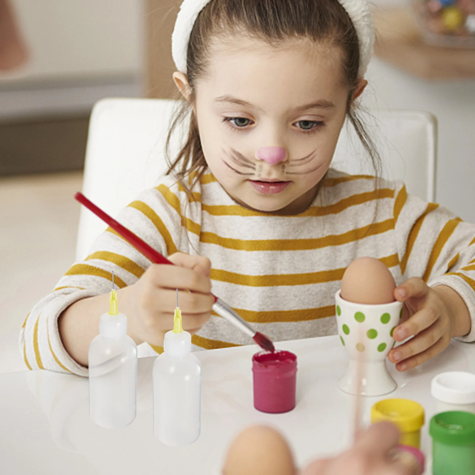 6 шт. Squeeze DIY квиллинговый полупрозрачный клей игольчатый аппликатор