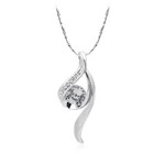 Набор подвесок для глаз, подвеска из кубического циркония, подвеска-чокер, ожерелье для женщин и девочек, цвет белый, золотой, модные украшения