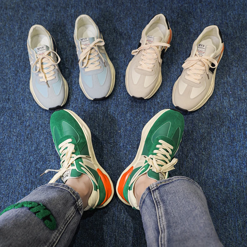 Men Sneakers Running Shoes 2023 Spring Summer Outdoor Sports Shoes Lightweight Comfortable Athletic Training Jogging Footwear