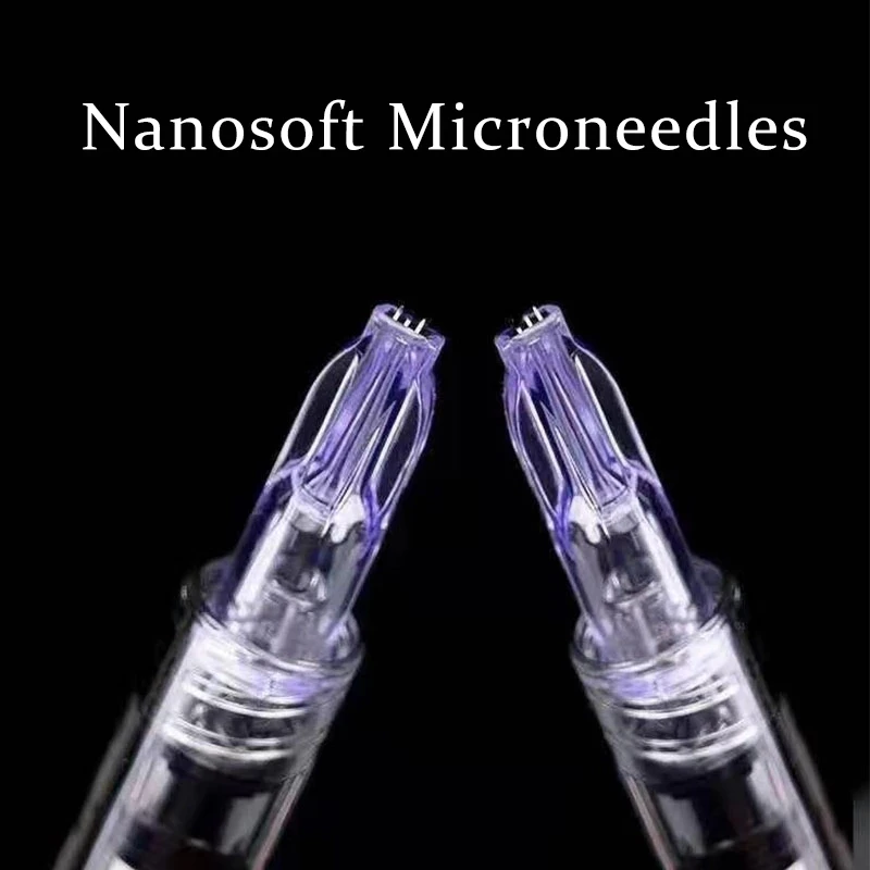 

Микроиглы Nanosoft 34 г, 1,2 мм, 1,5 мм, три иглы для удаления морщин вокруг глаз и шеи, инструмент для ухода за кожей