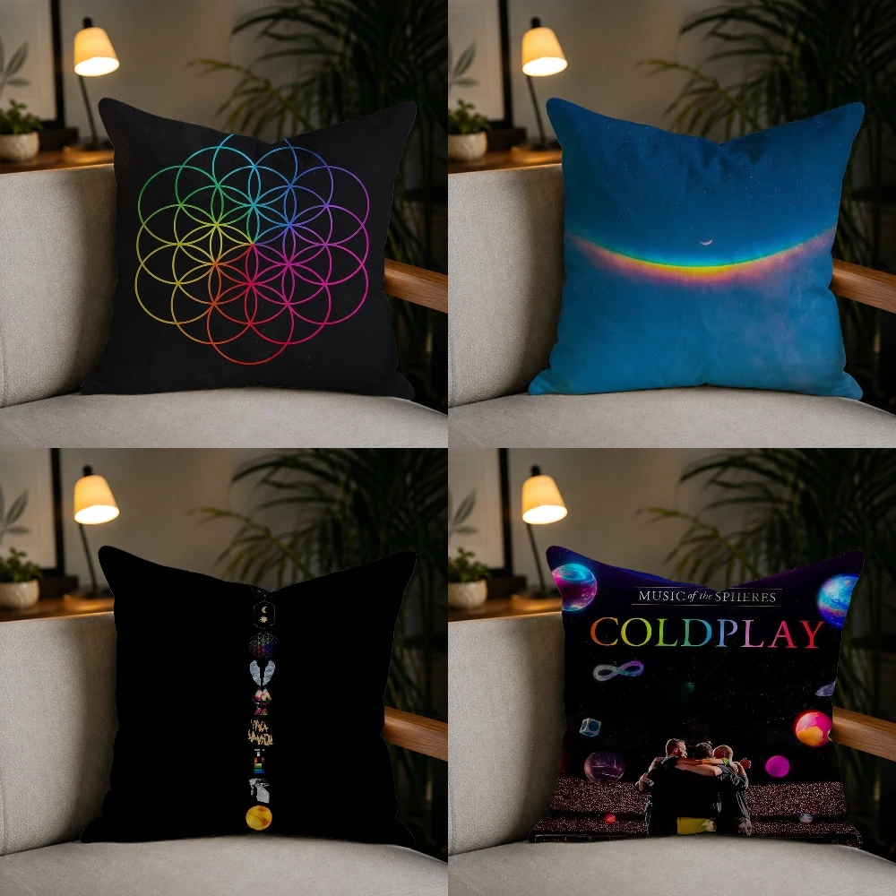 Наволочка с изображением рок-группы C-Coldplay, плюшевая наволочка для украшения дома, чехол для подушки для дивана, кровати, кресла, гостиной. (art.: 3920dceb512cc) - 3920dceb512cc