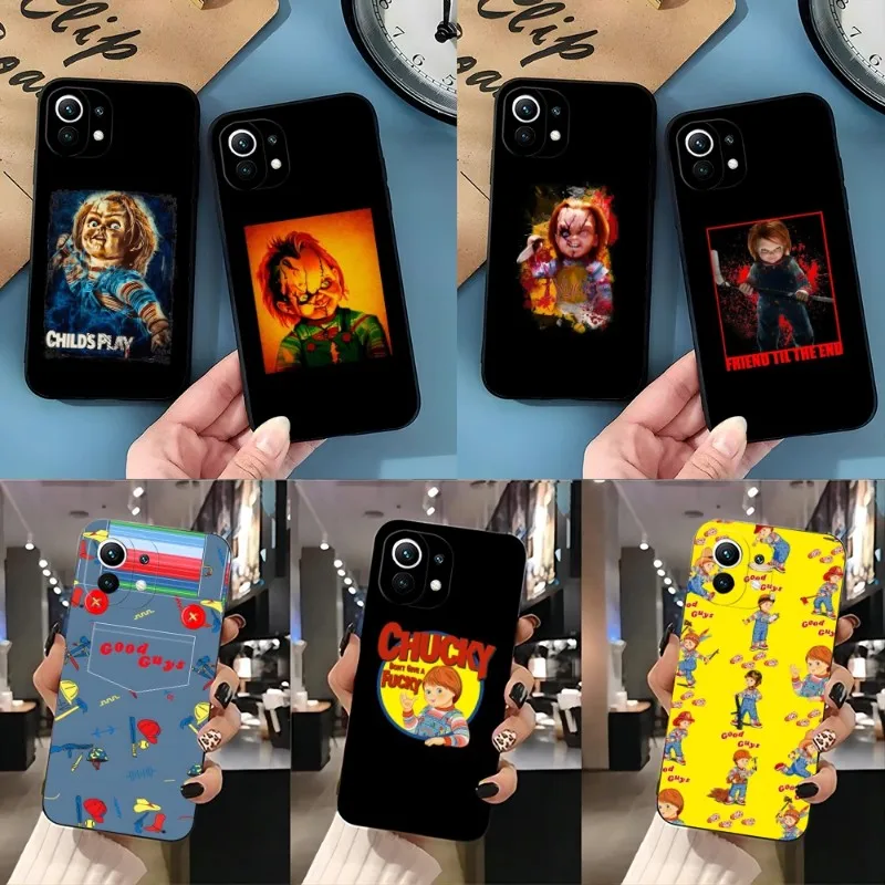 

Chucky Good Guys Phone Case For Redmi K40 K40s K30 K20 Pro Plus K50 Extreme GO 8 8A 9 9A 9C 9T 10 10X Black Silicone Cover