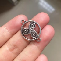 10pcs 28x20mm celtic knot charms pendants diy handmade women keychain necklace charm bracelet earrings handcraft accessories
