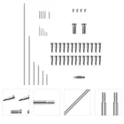 1 Набор инструментов для ремонта саксофона тенор практичные Запчасти для саксофона комплект винтов (серебристый)