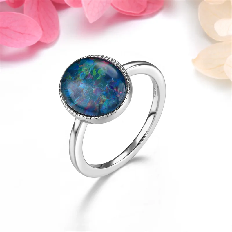 Натуральное 3-каратное серебро 925 пробы кольцо с большим драгоценным камнем