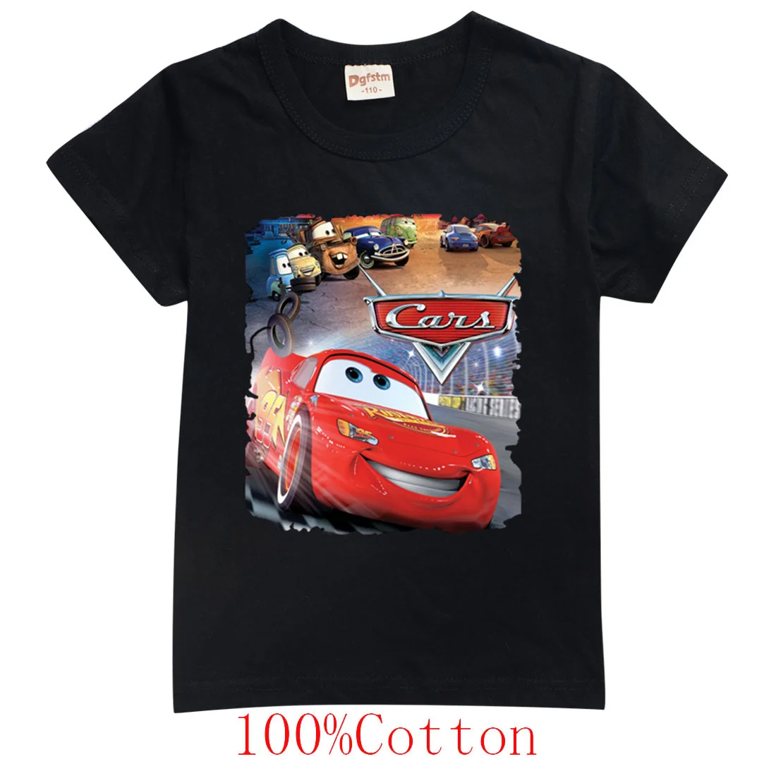 

Disney Pixar Cars Lightning McQueen Kids Clothes T Shirts Children Cartoons Casual Tops Boys Girls Teenager Outfits Tee Shirt