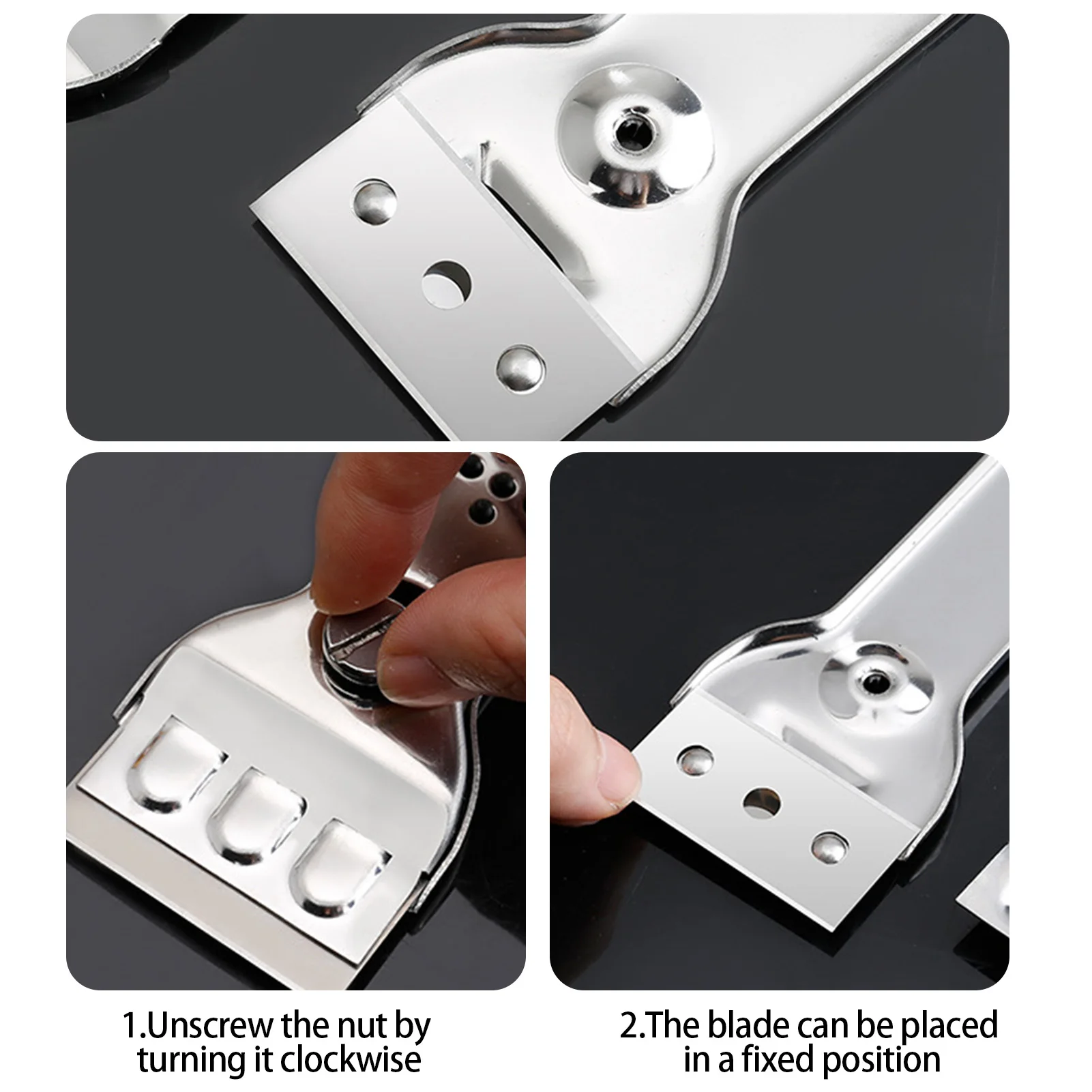 Стеклянный скребок лезвие бритвы из нержавеющей стали выдвижной для краски