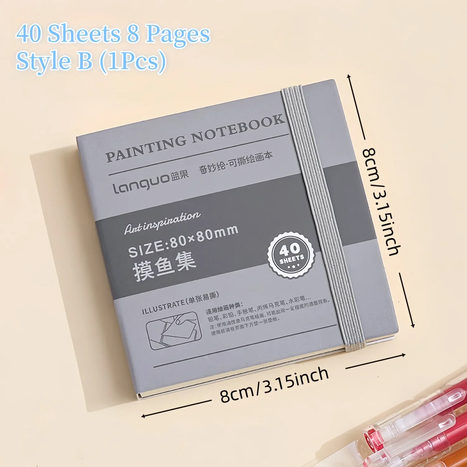 

Мини-блокнот для рисования Tearable Drawing Notebook