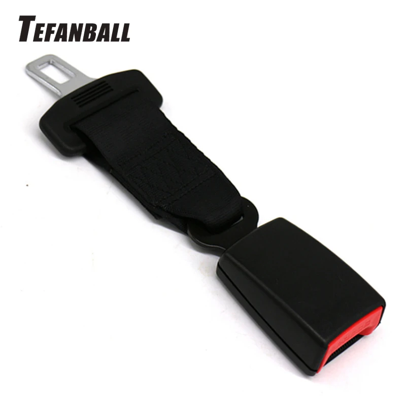 

Car Seat Belt Extender Safety Seatbelt 21-22mm Long-lasting Black Seatbelt Extender Car Auto D Type With Safety Buckle