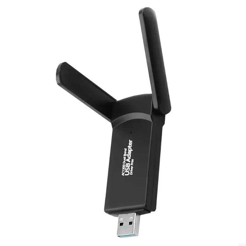 Фото N84B AC1300 USB2.0 Adapter Adapter USB -сетевой адаптер быстрое 1300 Мбит/с 2,4/5,8 ГГц доступ к компьютерам для компьютеров №2