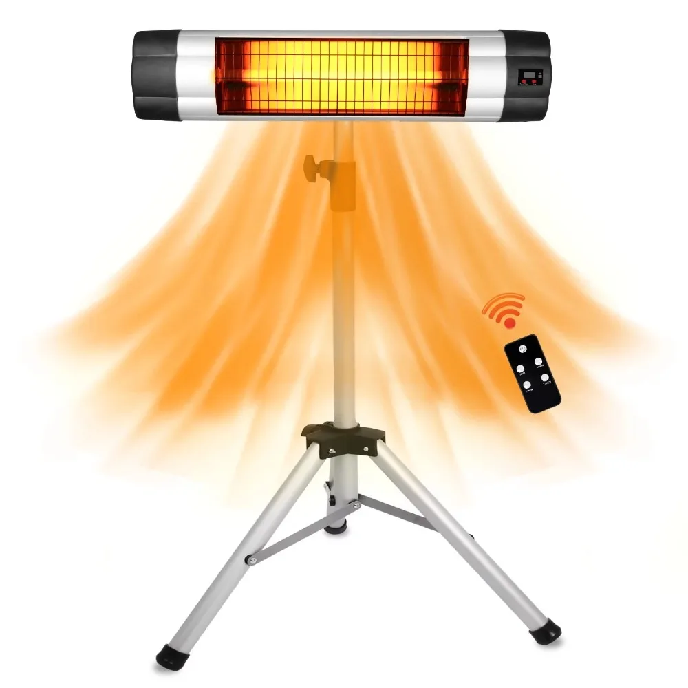 

Wodesid 1500W Standing Infrared Electric Patio Heater with Overheat Protection