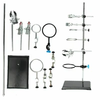 laboratory stands support sets lab clamp flask clamp condenser clamp pipe stands holder clips 600mm