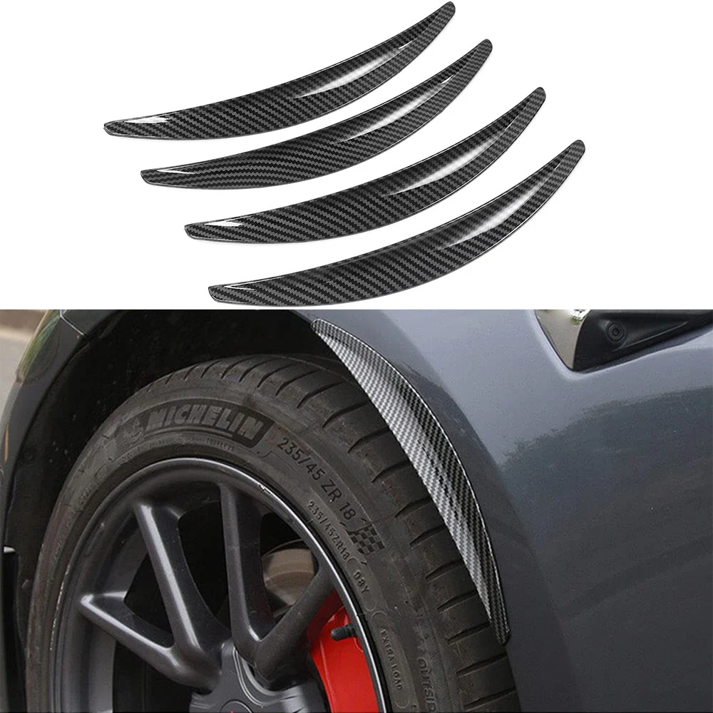 

for Tesla Model 3 2017-2023 ABS Carbon Fiber Wheel Fender Flares Mud Flaps Splash Guards Arch Lip Exterior Accessories 4Pcs