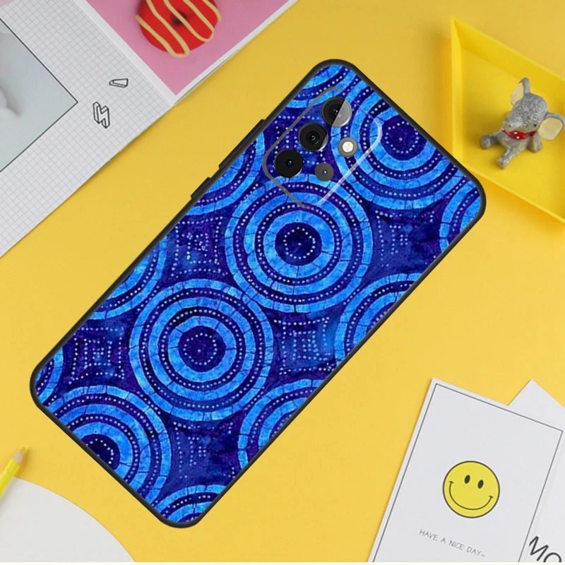 Африканский восковой тканевый чехол для телефона Samsung Galaxy A53 A33 A13 A12 A32 A52 A14 A34 A54 A15
