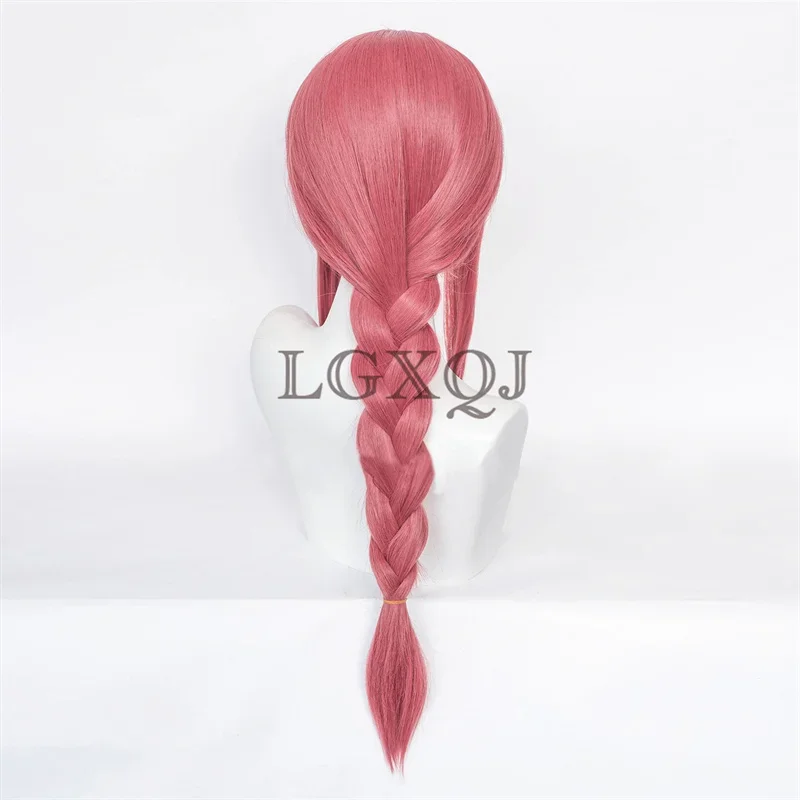 Высокое качество аниме бензопила человек Макима косплей парик 70 см красные