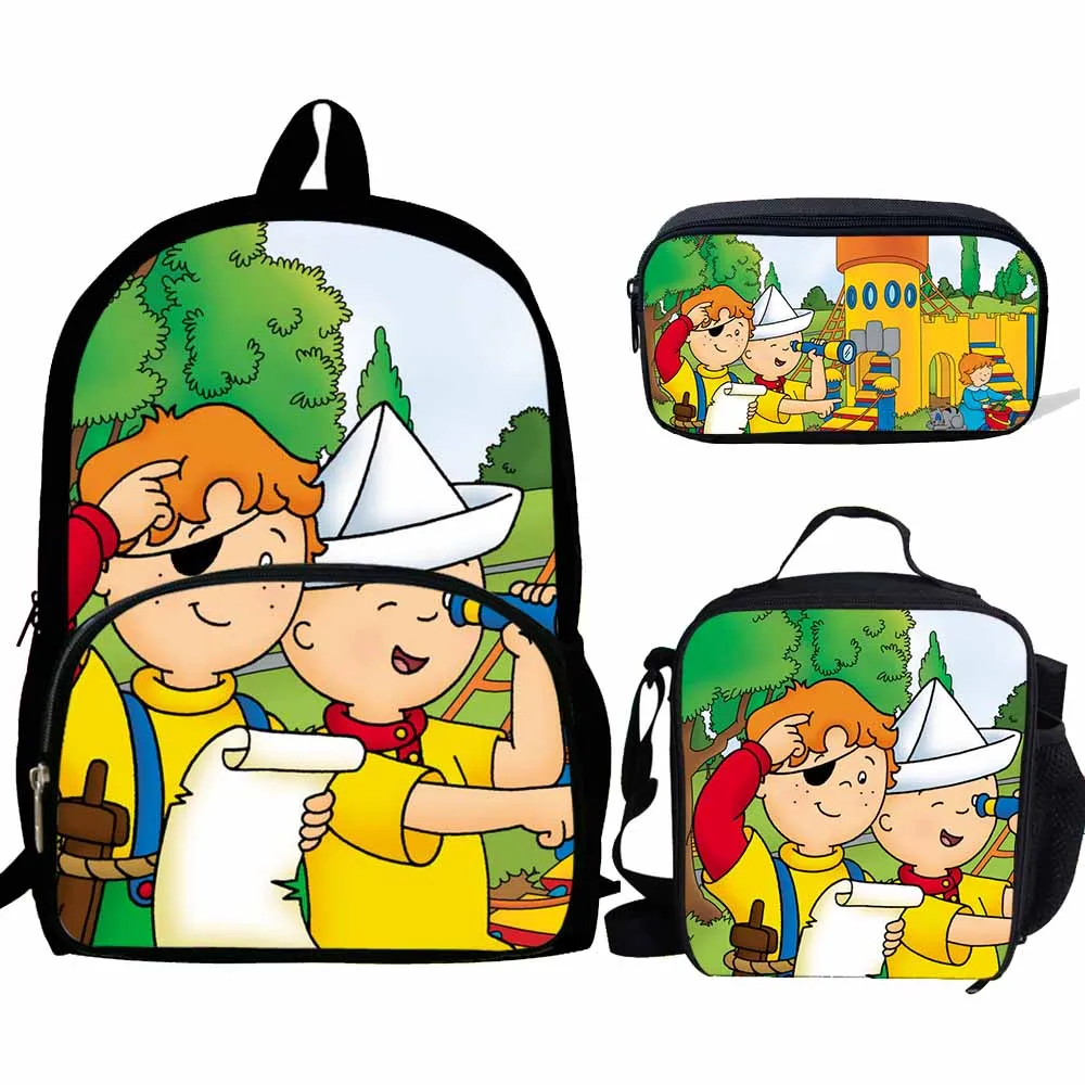 

3 шт./комплект, рюкзак с принтом «кайю и собака»