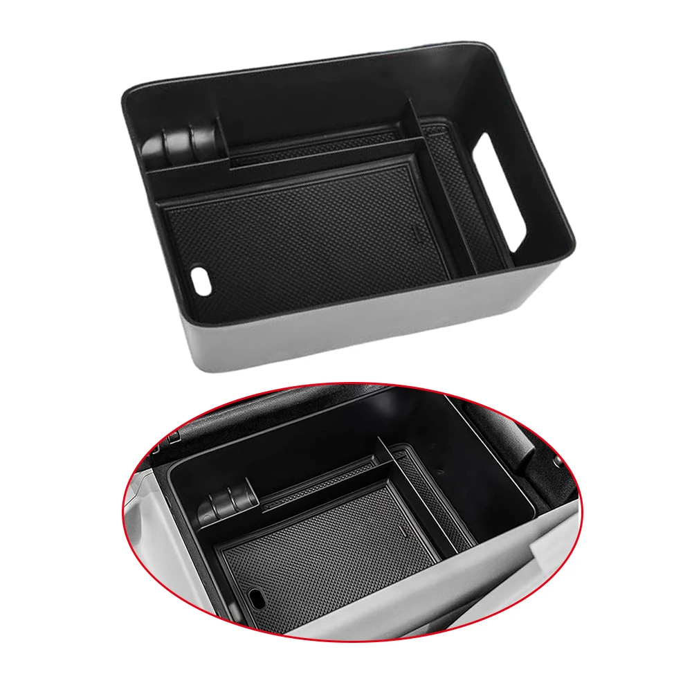 Для Hyundai Santa Fe 2024 органайзер для центральной консоли автомобиля лоток подлокотник